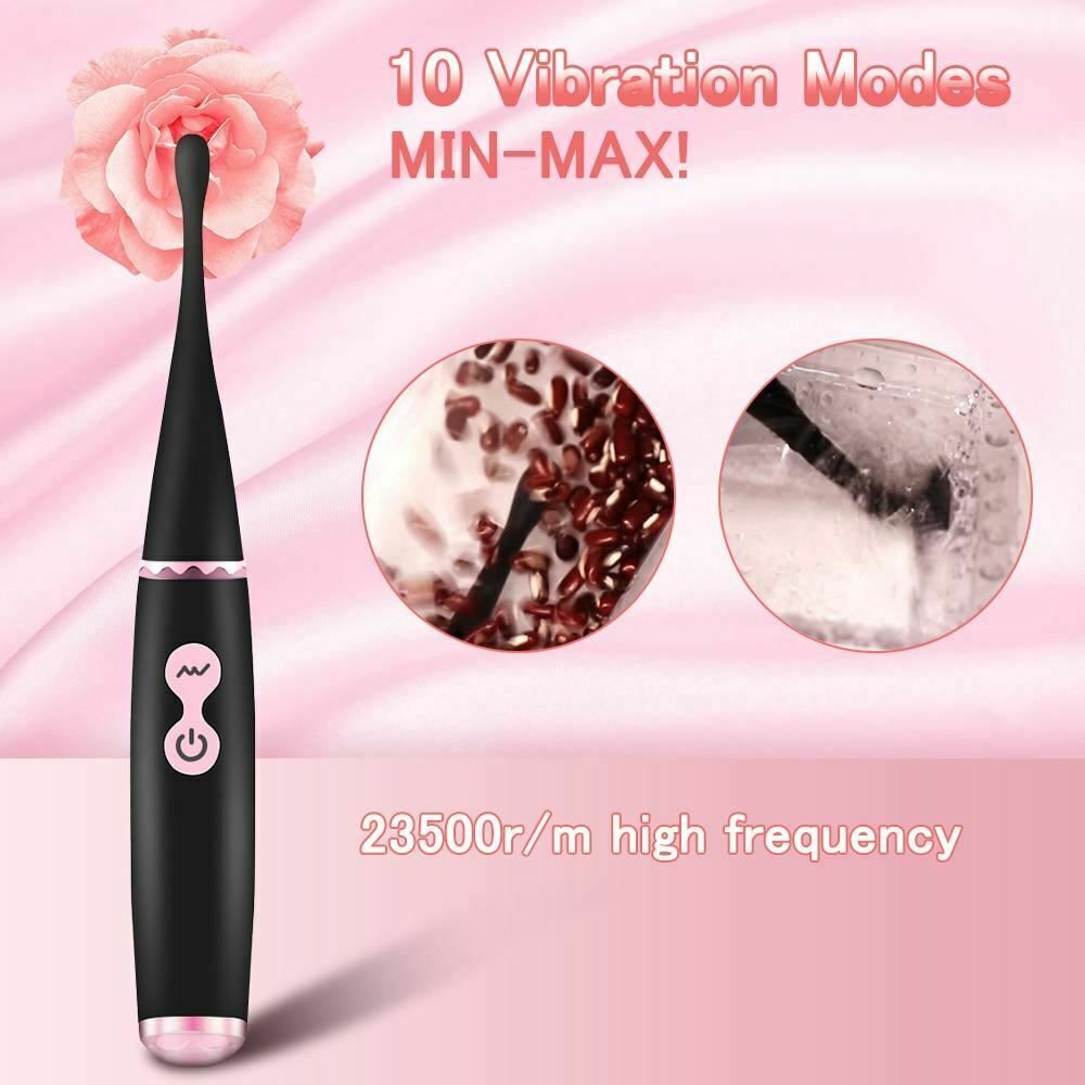 House Of Dasein Ultrasonic G Spot Vibrator Clitoral Orgasm Masturbation Women - Black