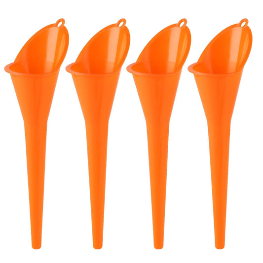 4 Pcs Plastic Long Neck Oil unnel or Change, Multi-unction Long or Transmission luid Automotive unnels, Car Water Diesel uel Kerosene Liquids Engine Oil unnel Set