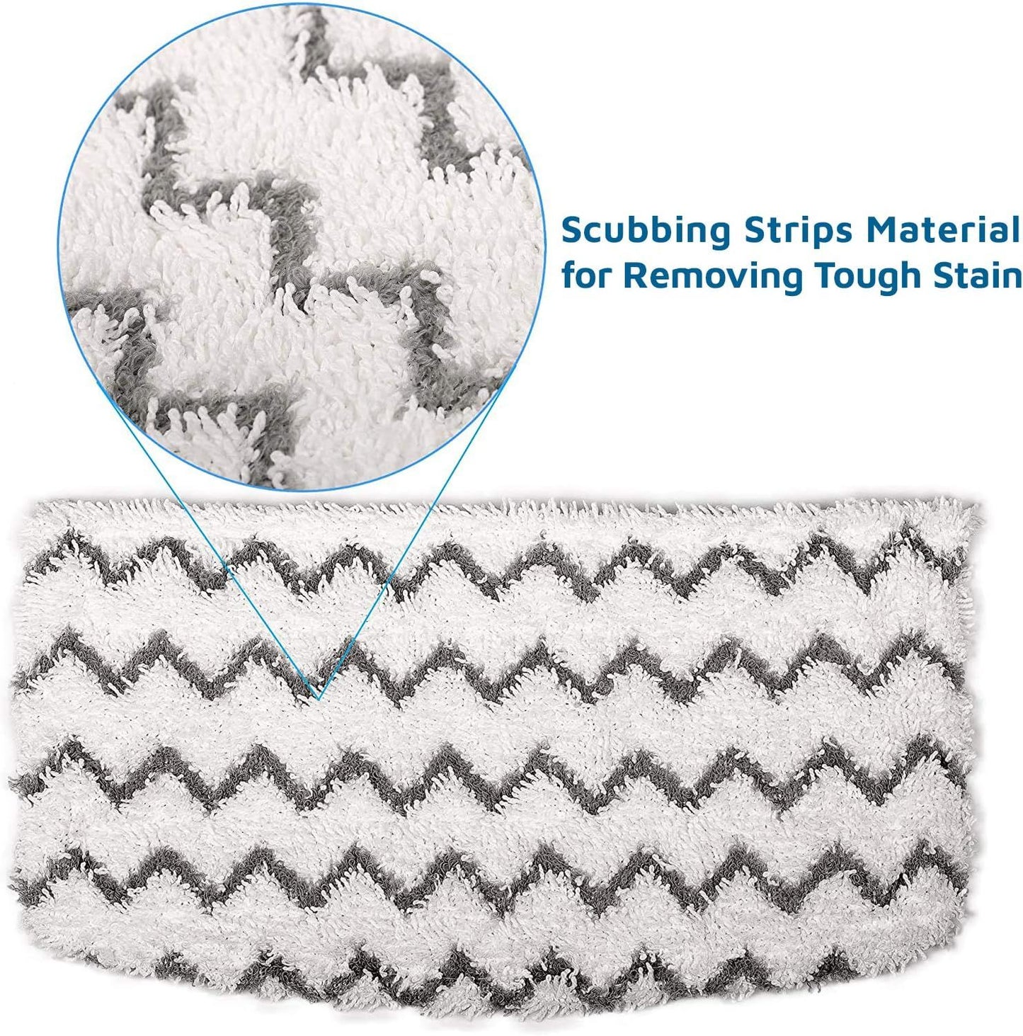 8 Pack Steam Mop Pads or Shark S1000 Series (4 Sot + 4 Scrub Pads)