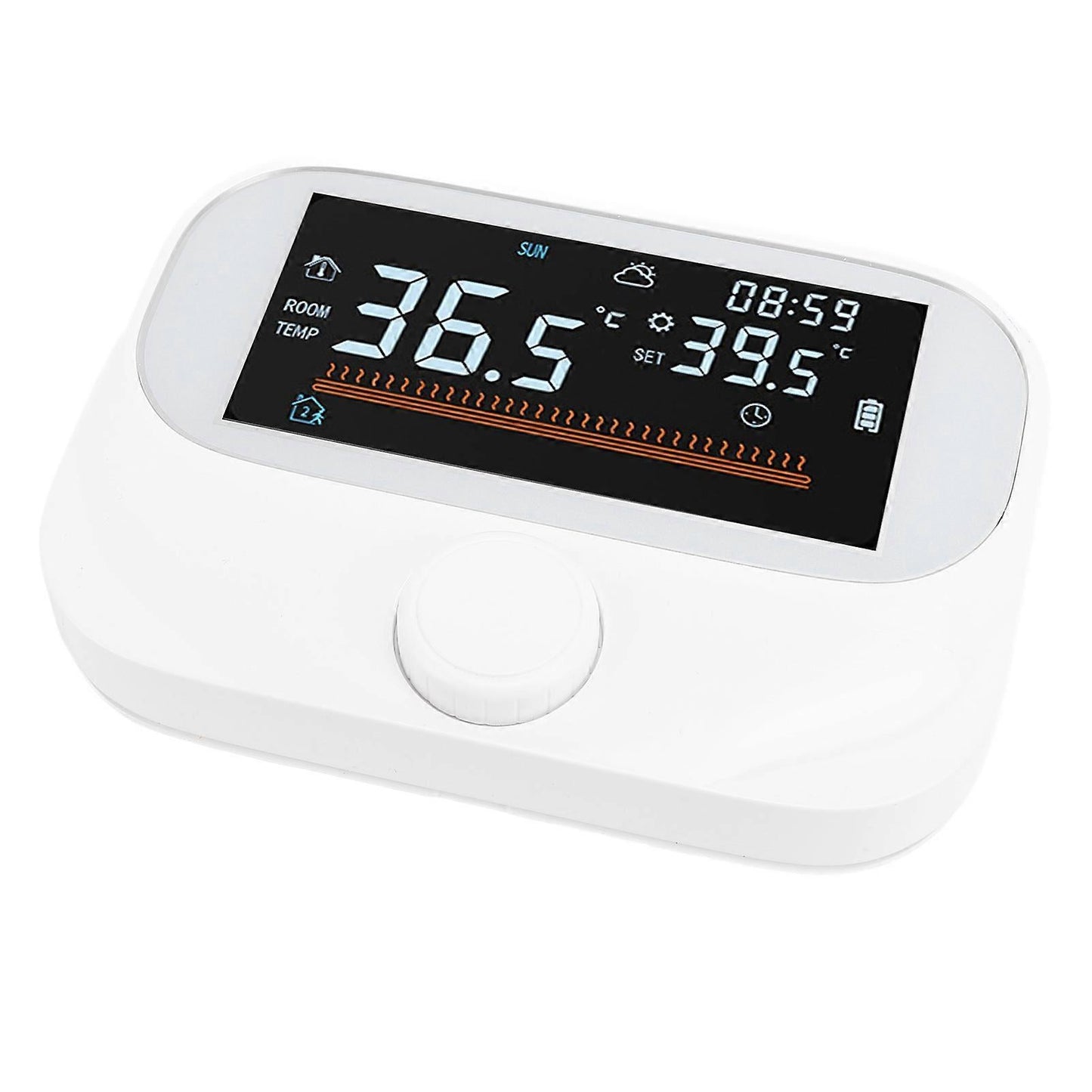 Smart Programmable Thermostat Energy Saving LCD Display Wireless Temperature Controller