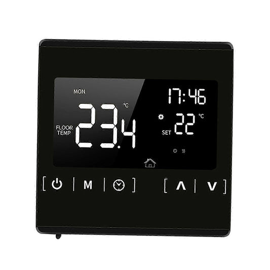 Smart LCD Touchscreen Thermostat Programmable Electric Floor Heating Temperature Controller