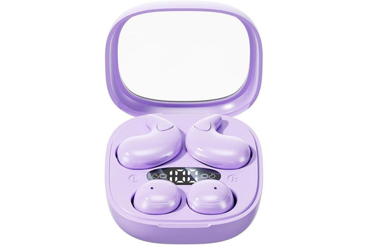2 in 1 Side Sleeper Bluetooth Earphones Invisible Sleep Headphones-Purple