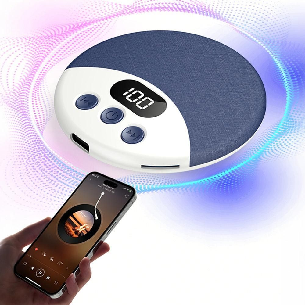 Under Pillow Bluetooth Sleep Speaker Wireless Bone Conduction Speaker-Black