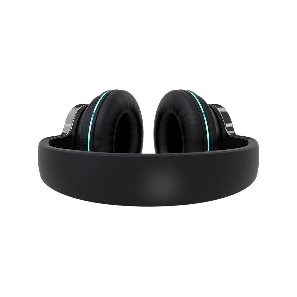 Wireless Bluetooth Headphones Over Ear Foldable Stereo Noise Cancelling Earphone for Travel Home Office -Black