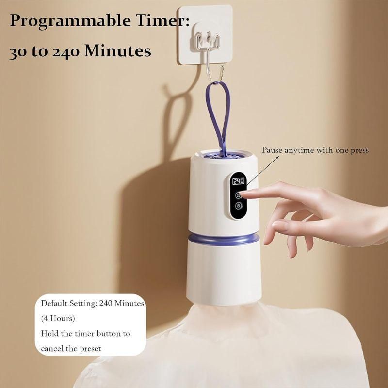 Portable Clothes Dryer with Timer 360°Hot Air Dryer& Dry Bag Dryer RV Dryer
