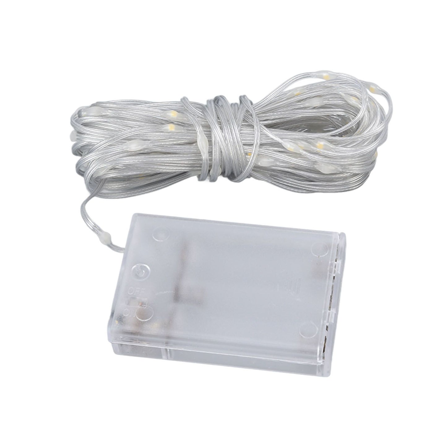 LED Curtain String Lights DIY 33 Feet Waterproof Warm Light Decorative String Lights for Outdoor