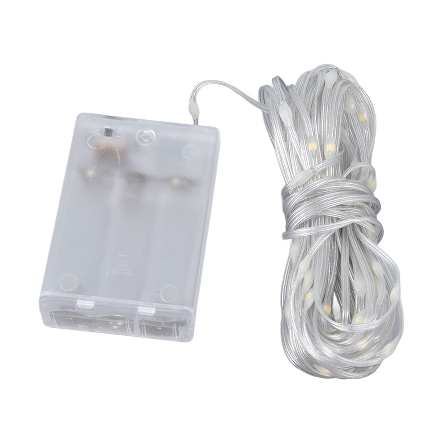 LED Curtain String Lights DIY 33 Feet Waterproof Warm Light Decorative String Lights for Outdoor