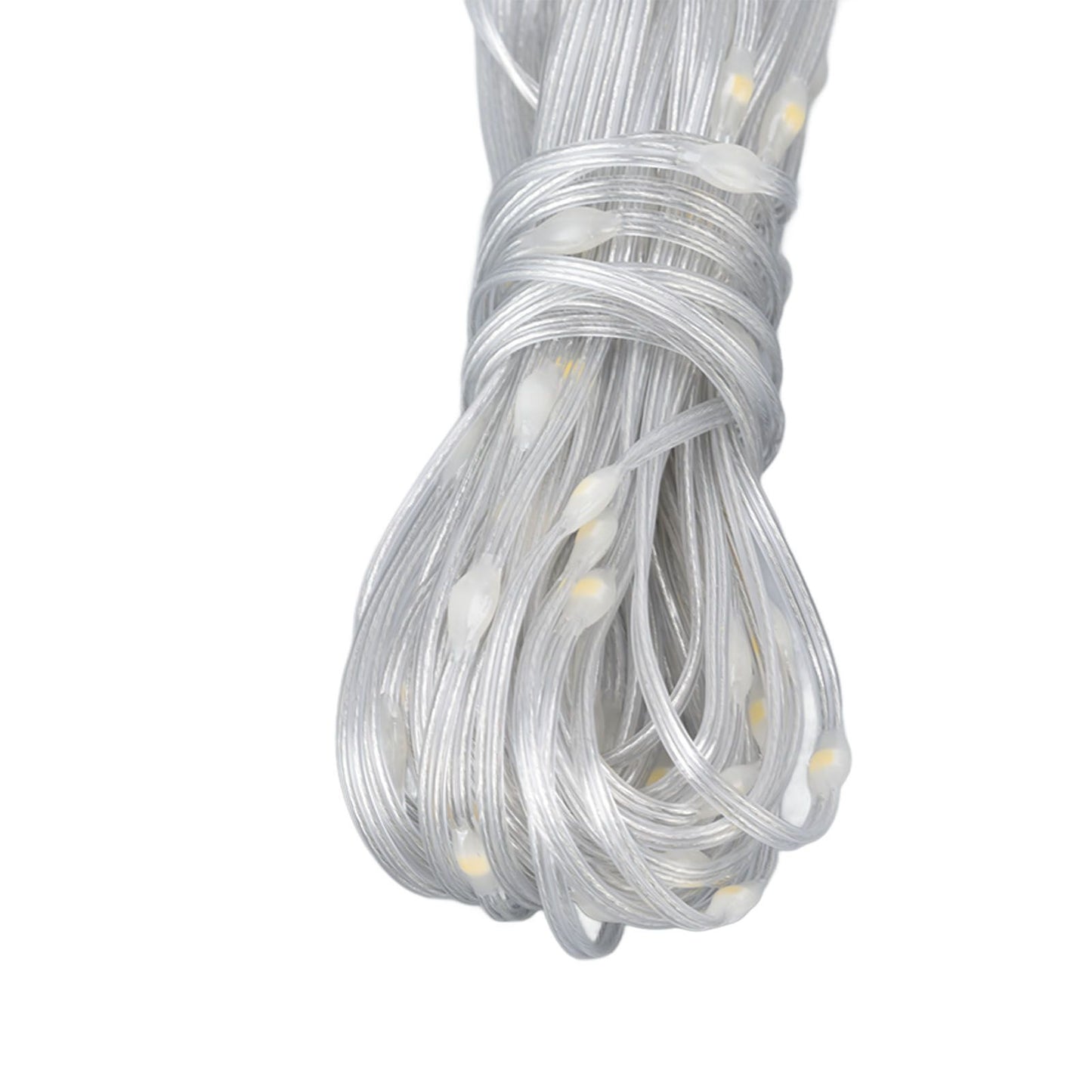 LED Curtain String Lights DIY 33 Feet Waterproof Warm Light Decorative String Lights for Outdoor
