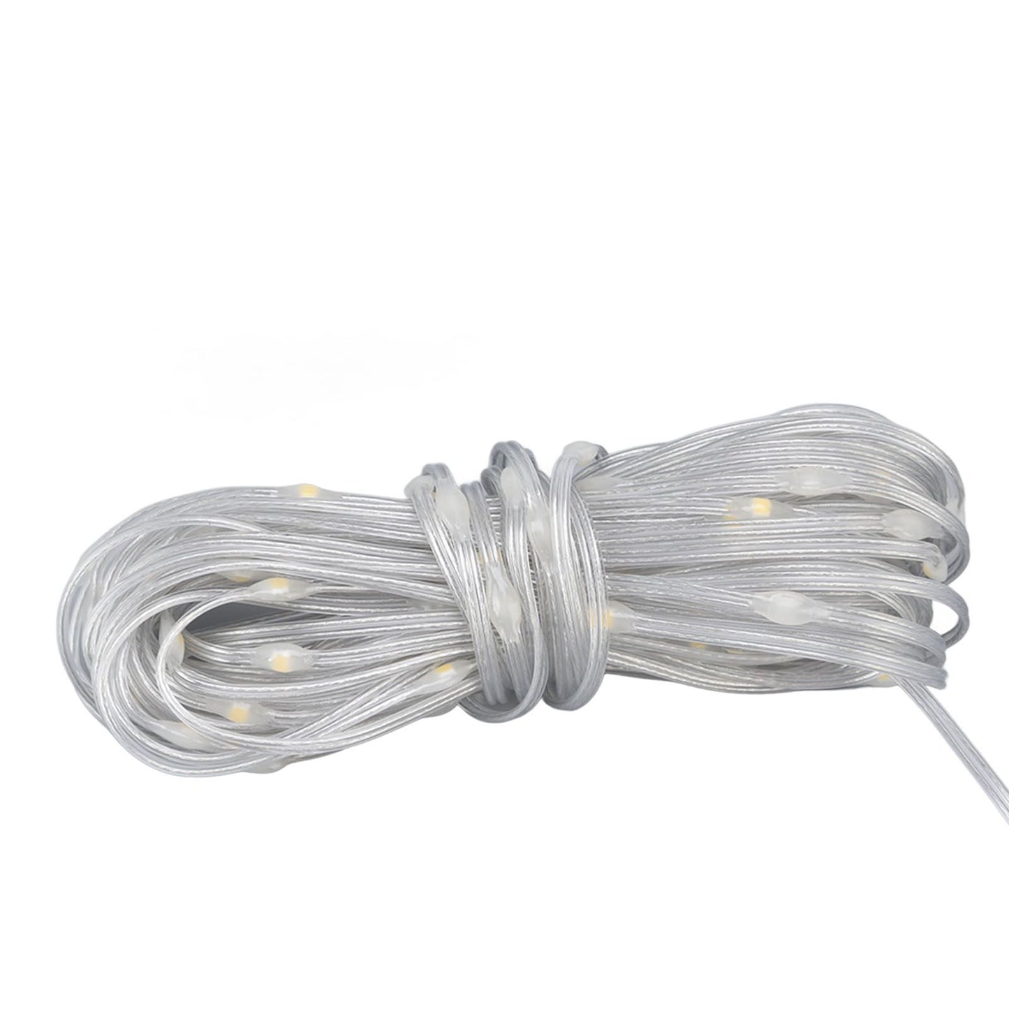 LED Curtain String Lights DIY 33 Feet Waterproof Warm Light Decorative String Lights for Outdoor
