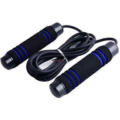 Adjustable Speed Jump Rope with Soft Memory Foam Handles, Tangle-Free Skipping Rope for Fitness, Cardio Workout & Exercise - Red