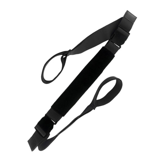Yoga Strap Yoga Stretching Strap Premium Fitness Portable Exercise Dance - Black