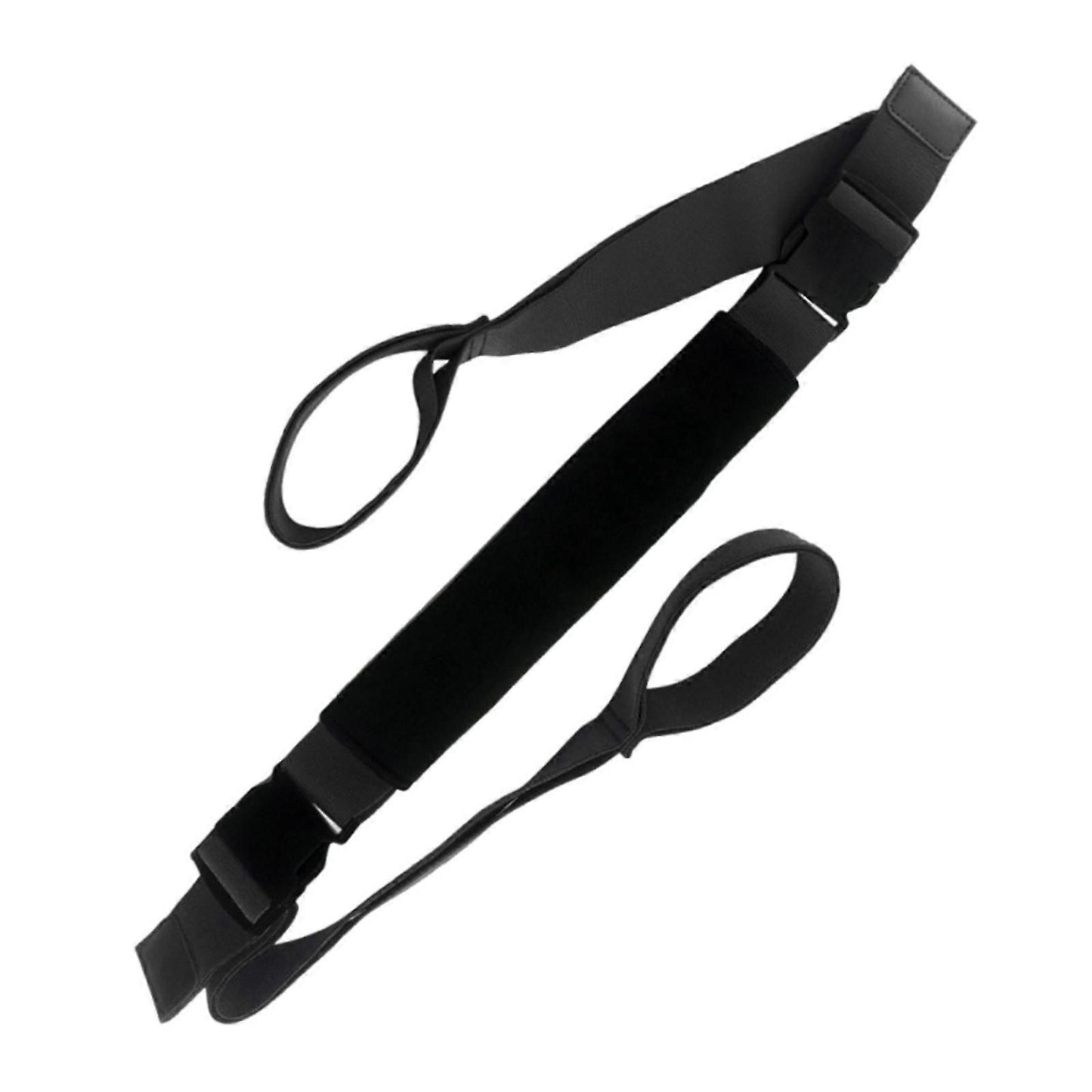 Yoga Strap Yoga Stretching Strap Premium Fitness Portable Exercise Dance - Black