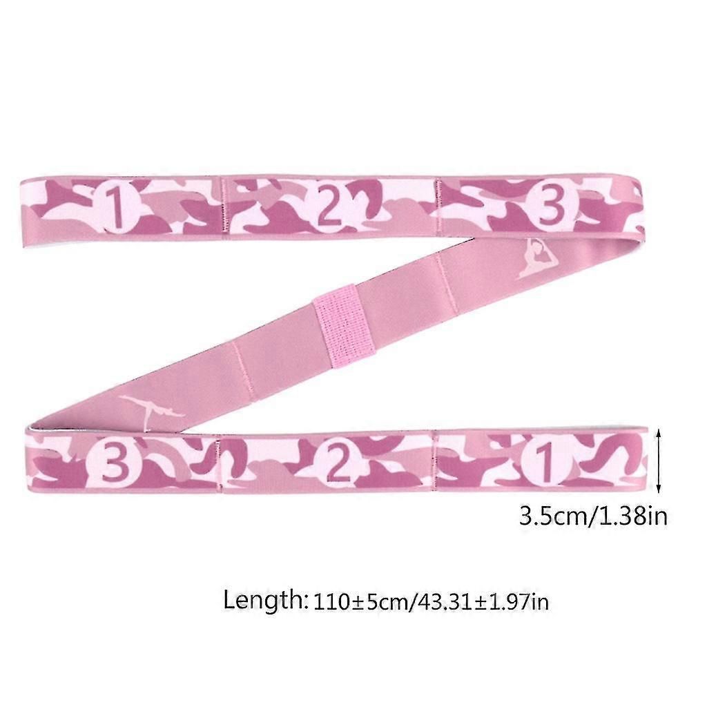 Yoga Pull Strap Belt Multifunctional Yoga Stretching Strap Or Women Men Adults - Mixed Color