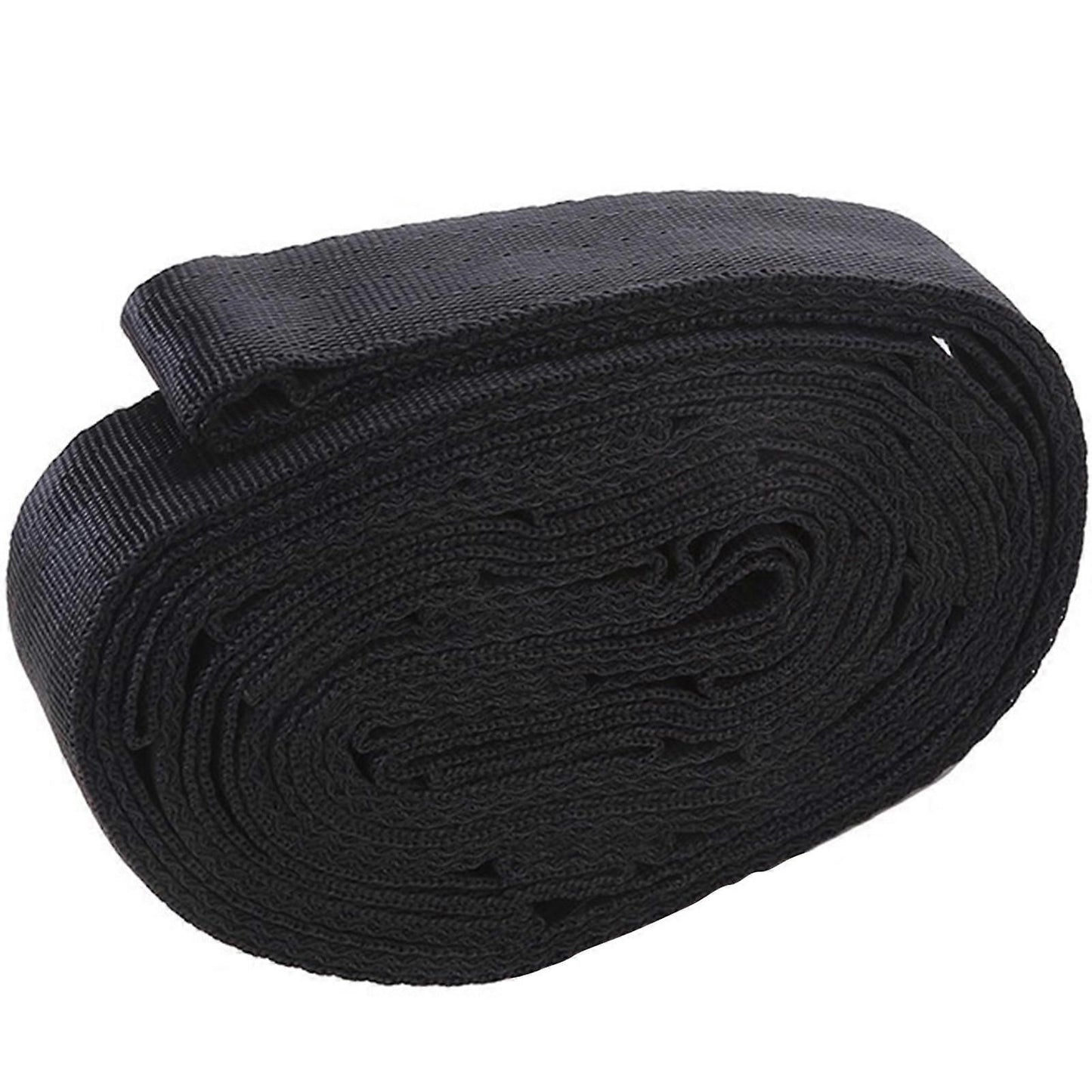 2pcs Hammock Tree Straps Set Effortless Operation Lightweight Stretching Straps Suitable for Hiking Camping - Black