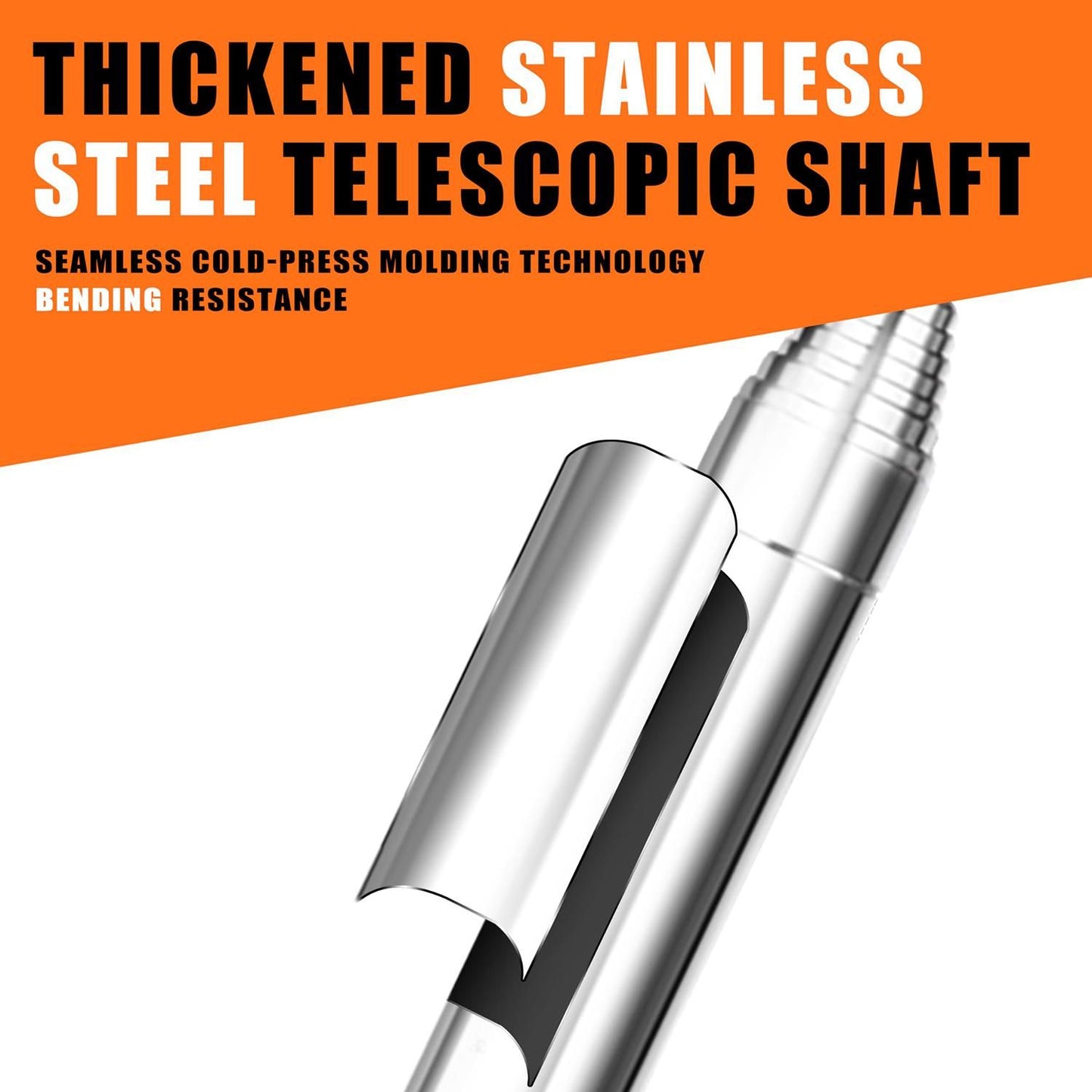 Hexagonal Aluminum Telescopic Golf Ball Retriever - 12FT