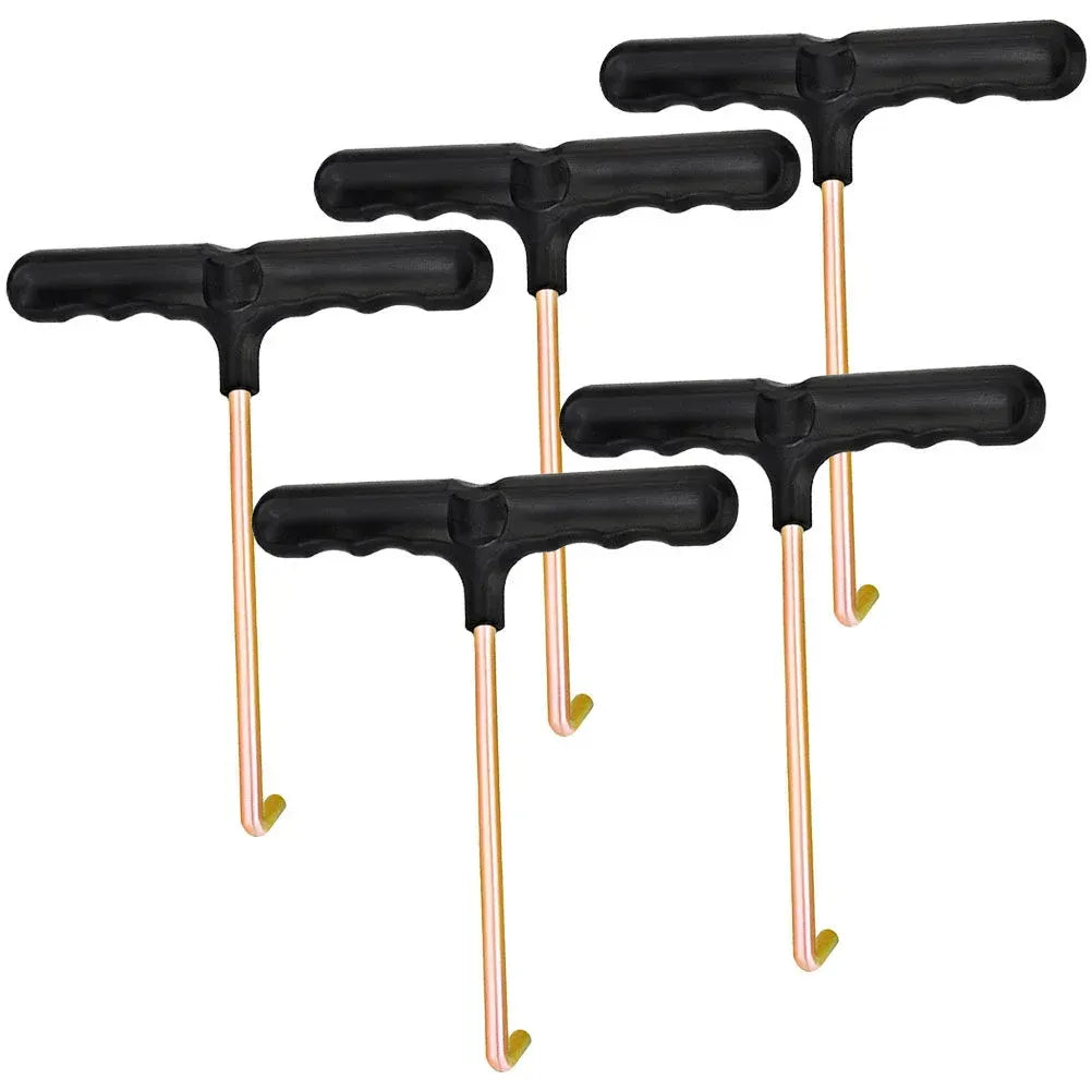 5 Pcs Shoelace Tighteners T shaped Shoelace Puller Tools Team Sports - As Shown