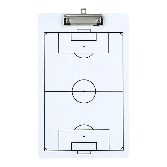Football Tactical Board Training Erasable Portable Blackboard for Coach Guidance - White