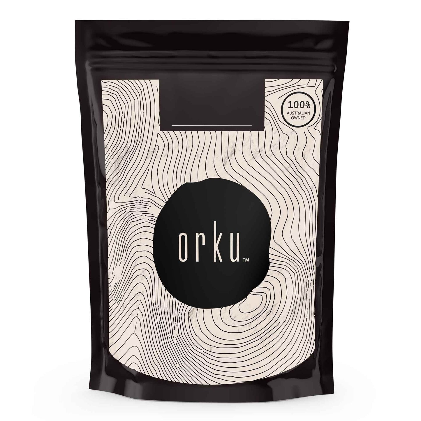 Orku 2Kg Whey Protein Isolate Powder WPI 90% Unflavoured Native Bag