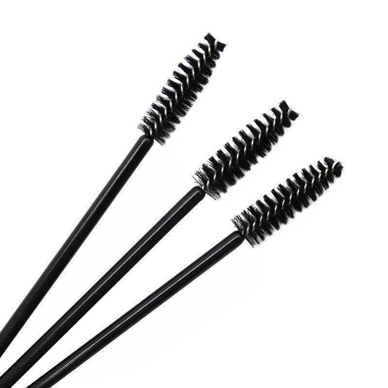 50X Disposable Mascara Wands Eyelash Brushes Applicator Lash Extension Brush - gold+black