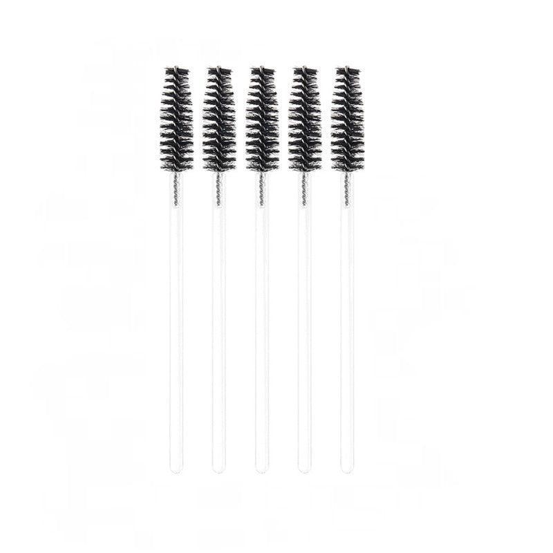 50X Disposable Mascara Wands Eyelash Brushes Applicator Lash Extension Brush - gold+black