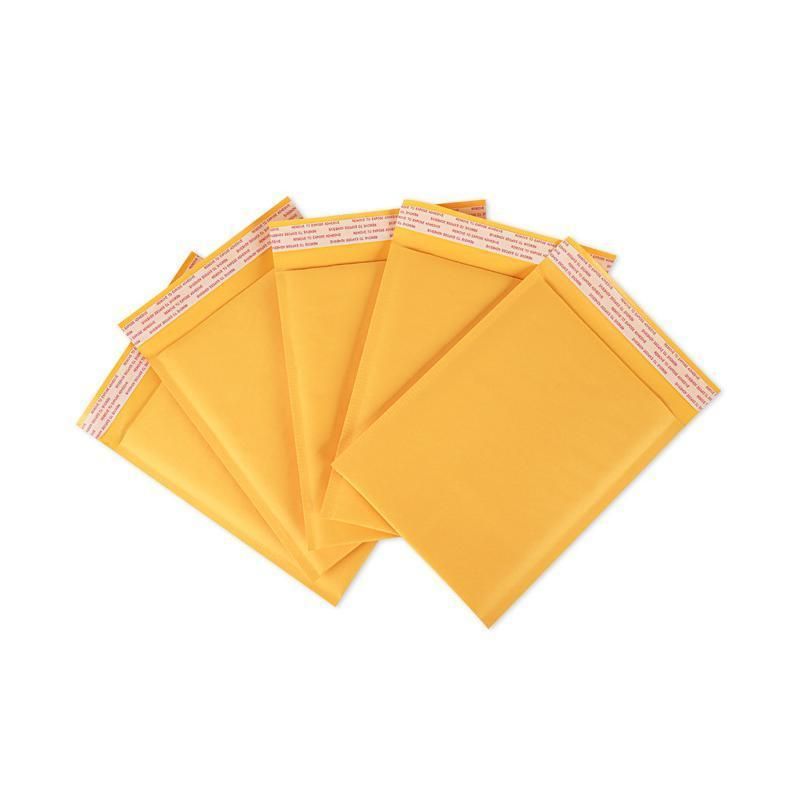 25PCS Poly Bubble Mailer Yellow Colour Multi-Size Plastic Padded Bag - 25PCS-18*18CM