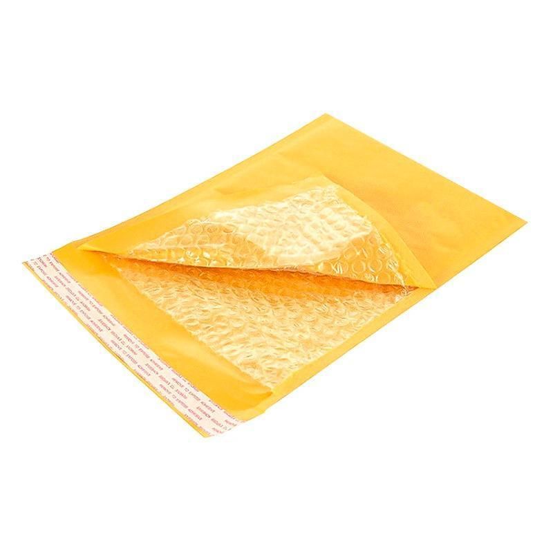 25PCS Poly Bubble Mailer Yellow Colour Multi-Size Plastic Padded Bag - 25PCS-18*18CM