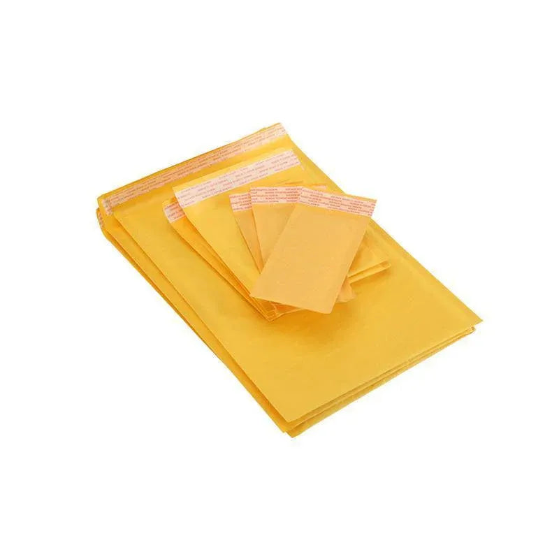 25PCS Poly Bubble Mailer Yellow Colour Multi-Size Plastic Padded Bag - 25PCS-11*12.5CM
