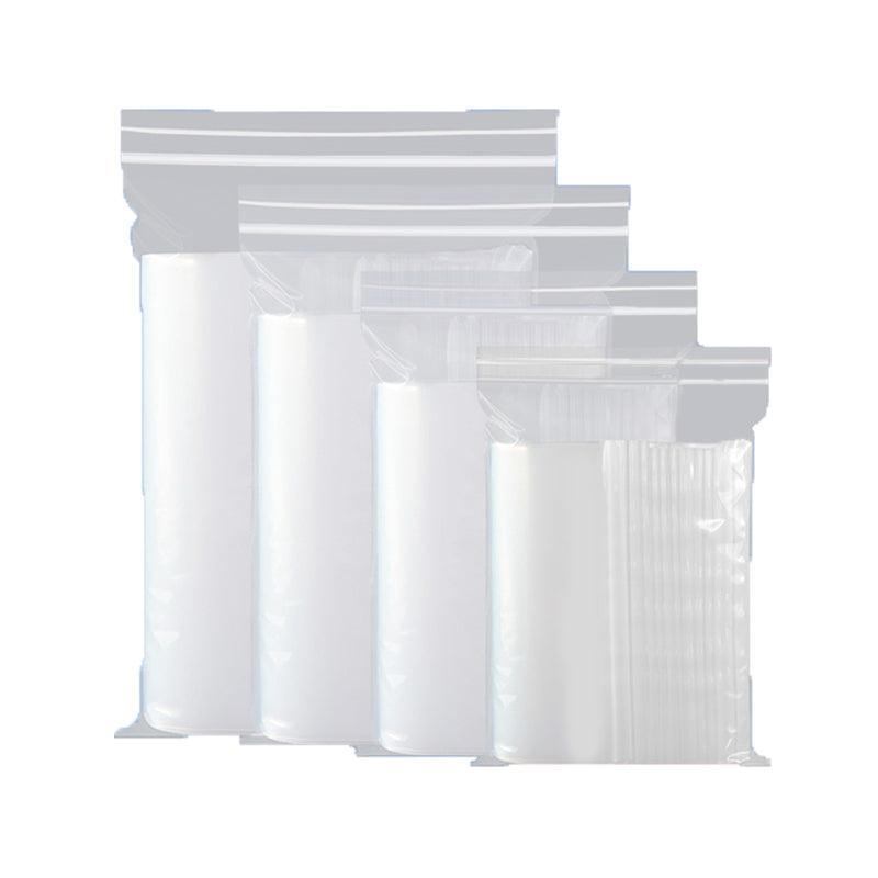 100X Bulk Clear Resealable PE Plastic Zip Bags - 20*28cm 100PCS