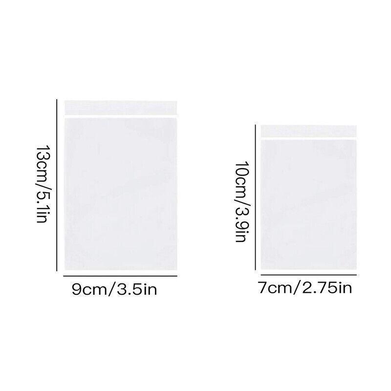 100X Bulk Clear Resealable PE Plastic Zip Bags - 7*10cm 100PCS