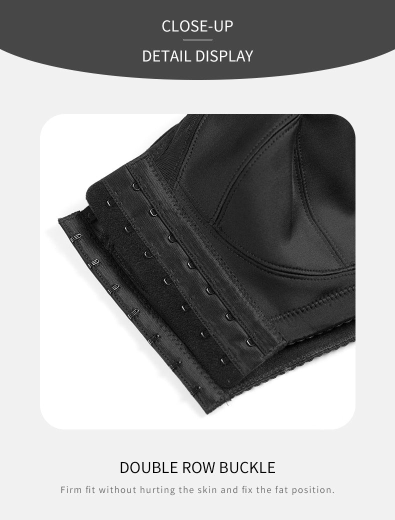 2 Pcs Size 3XL Women's Wireless Large-Cup Lace Bra with Front Clasp - Comfortable, Breathable, Black