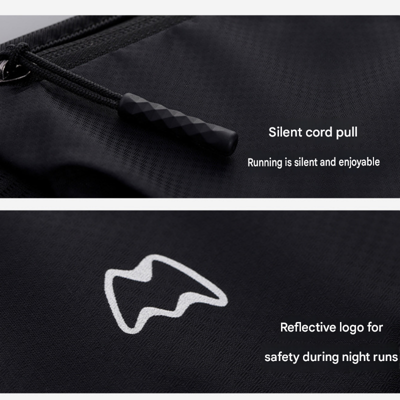 Dry and Breathable Sports combination-Blue Running Waist Belt and Blue 152*76cm and 80*40cm Microfiber Sports Towel Set - Waterproof Nylon Belt with Reflective Strips, Quick Dry Gym Towels for Fitness Running Swimming
